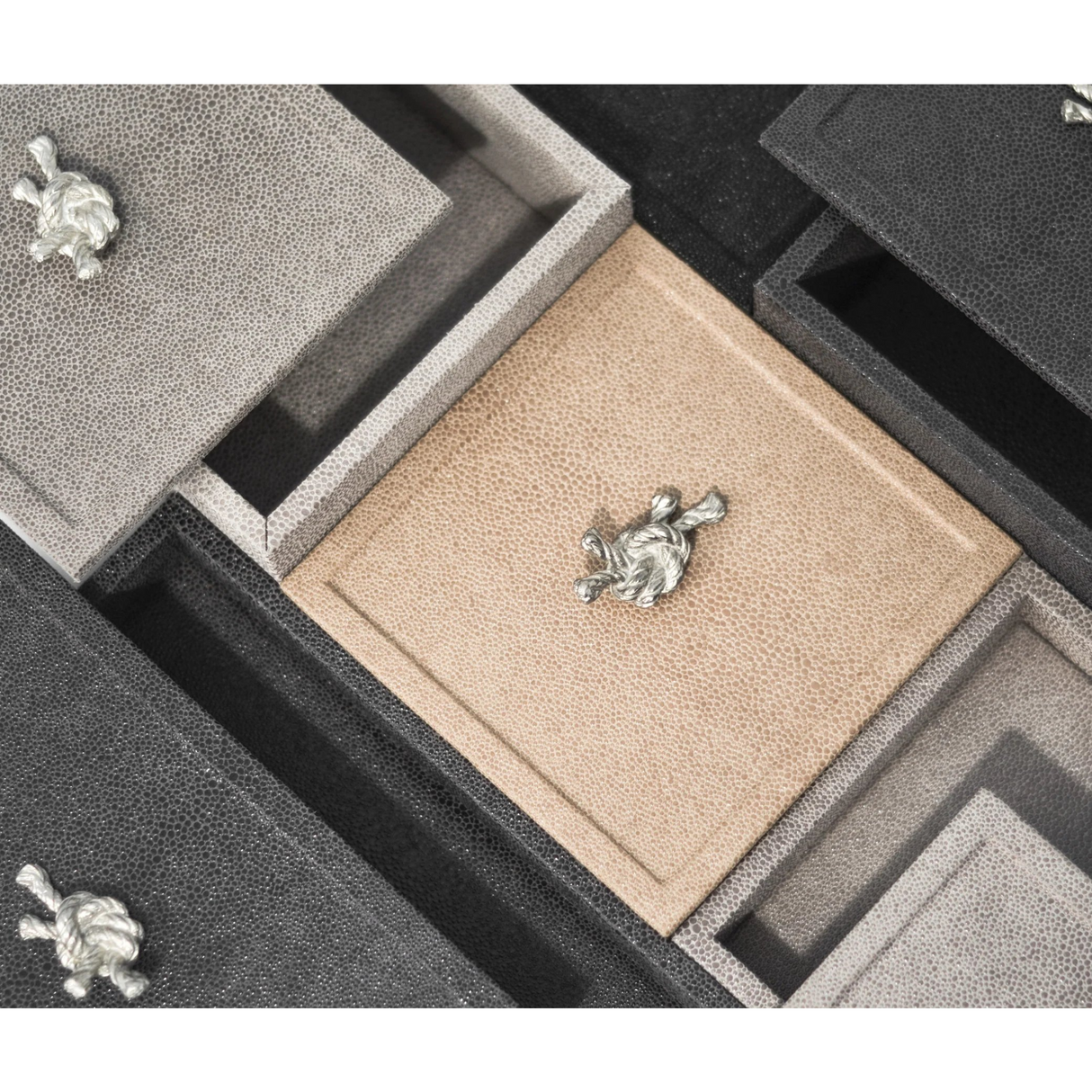 Leather Wrapped Square Box | Oroa.com