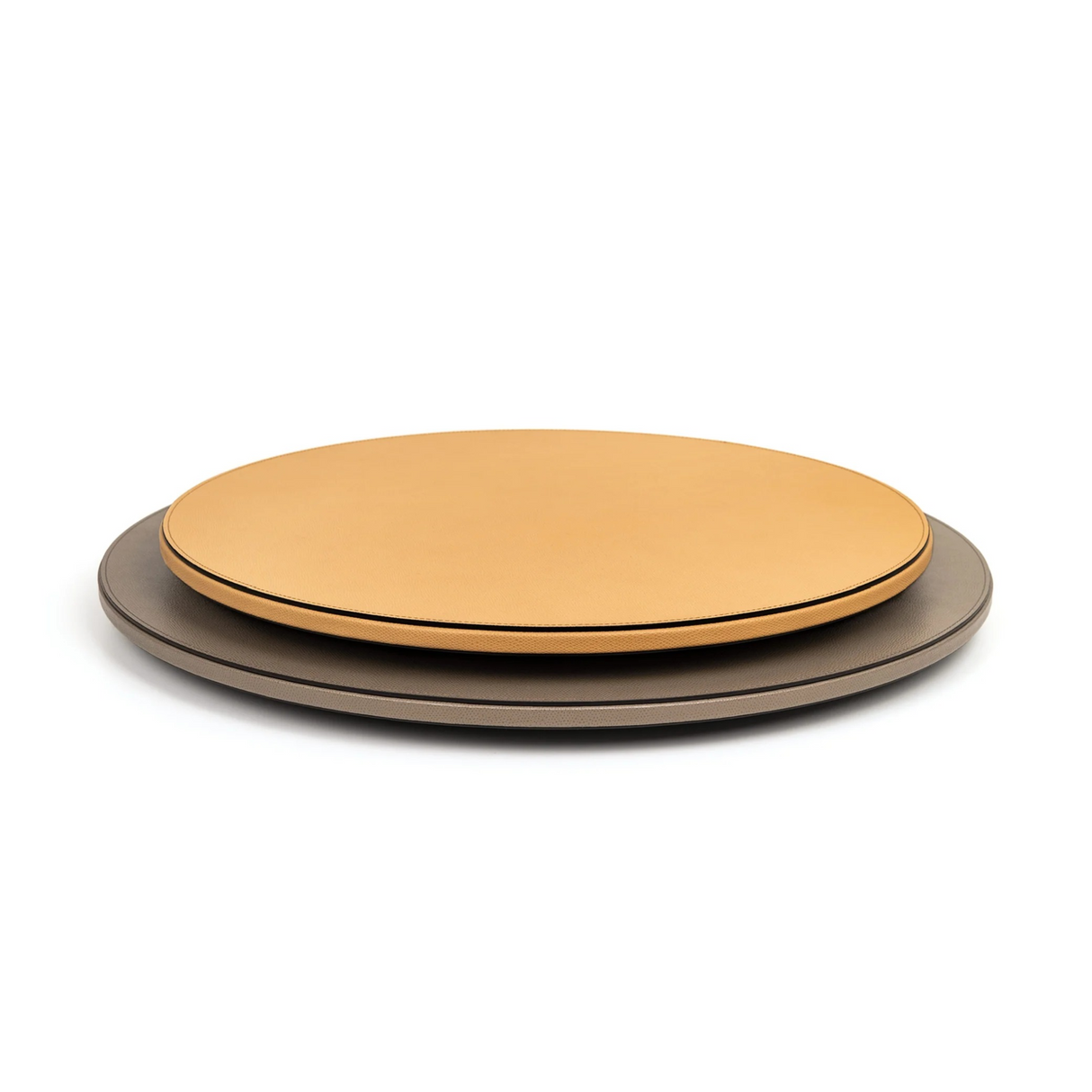 Calf Leather Lazy Susan | Pinetti | OROA.com