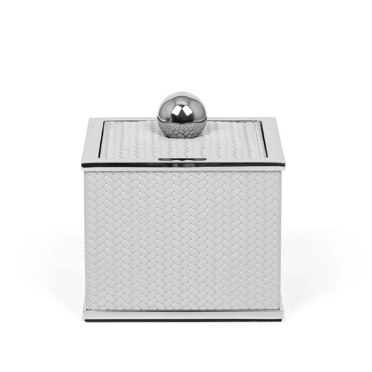 Leather Covered Square Bathroom Set | Pinetti Olimpia | OROA.com