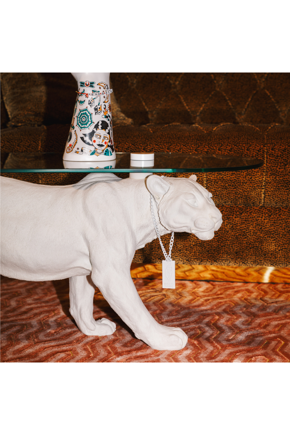 Panther Sculpture Coffee Table | Bold Monkey Dope As Hell | OROA.com