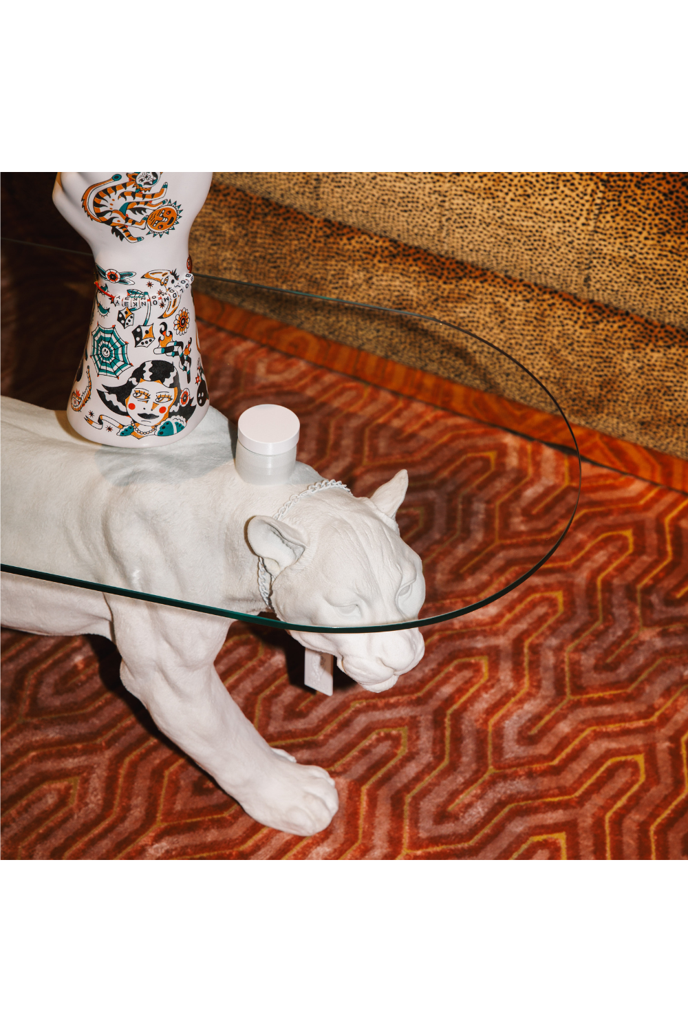 Panther Sculpture Coffee Table | Bold Monkey Dope As Hell | OROA.com