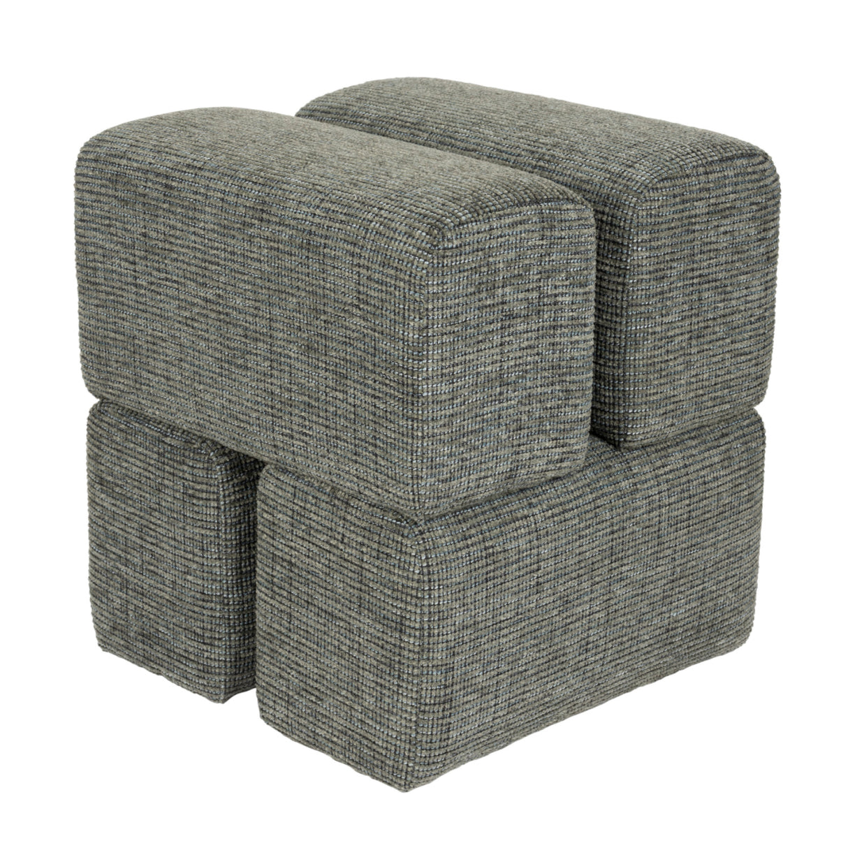 Modern European furniture - Cube-Shaped 4-Block Stool - www.oroa.com | Oroa.com