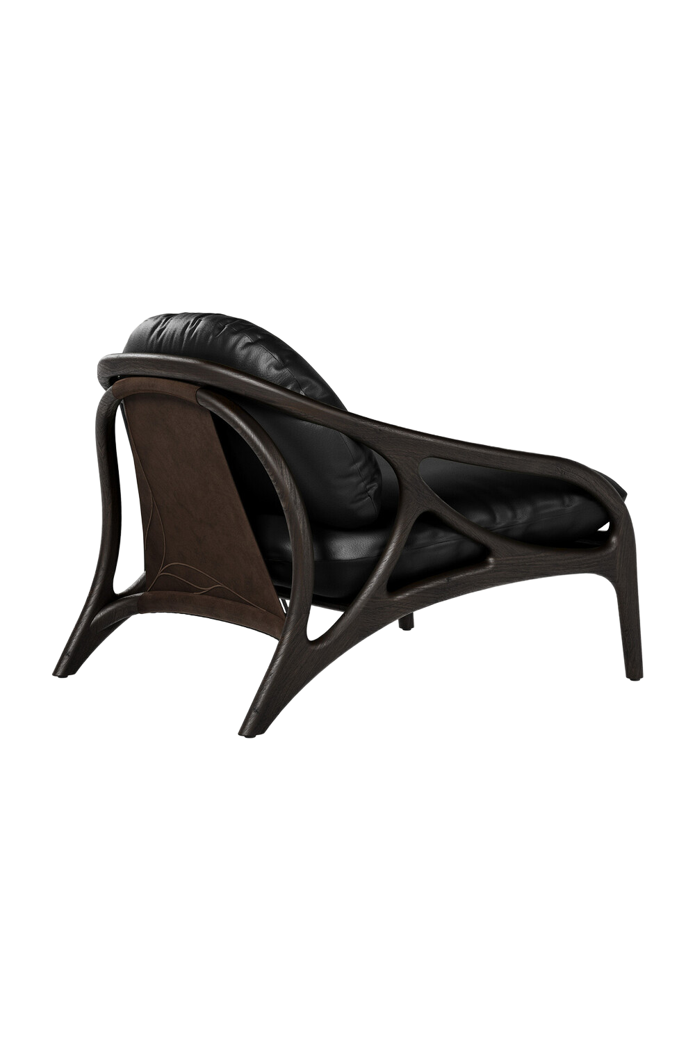 Brown Teak Lounge Chair | Morpho By Tomorrowland Vime | Oroa.com