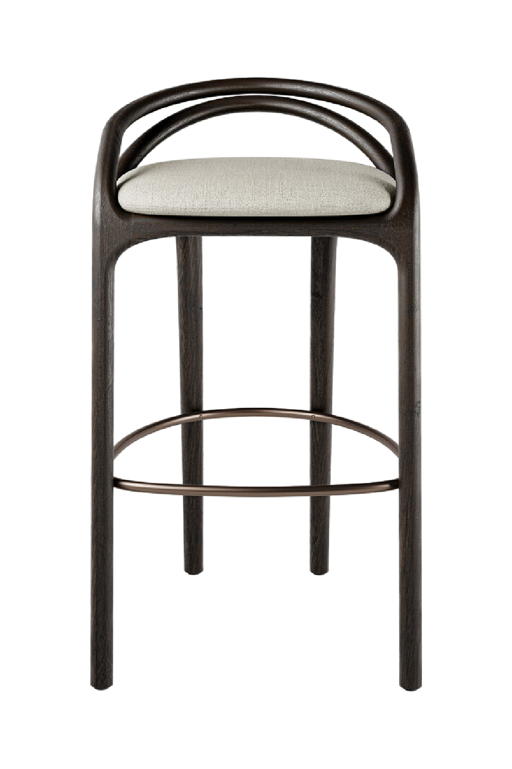 Brown Teak Bar Stool | Morpho By Tomorrowland Aleta | Oroa.com