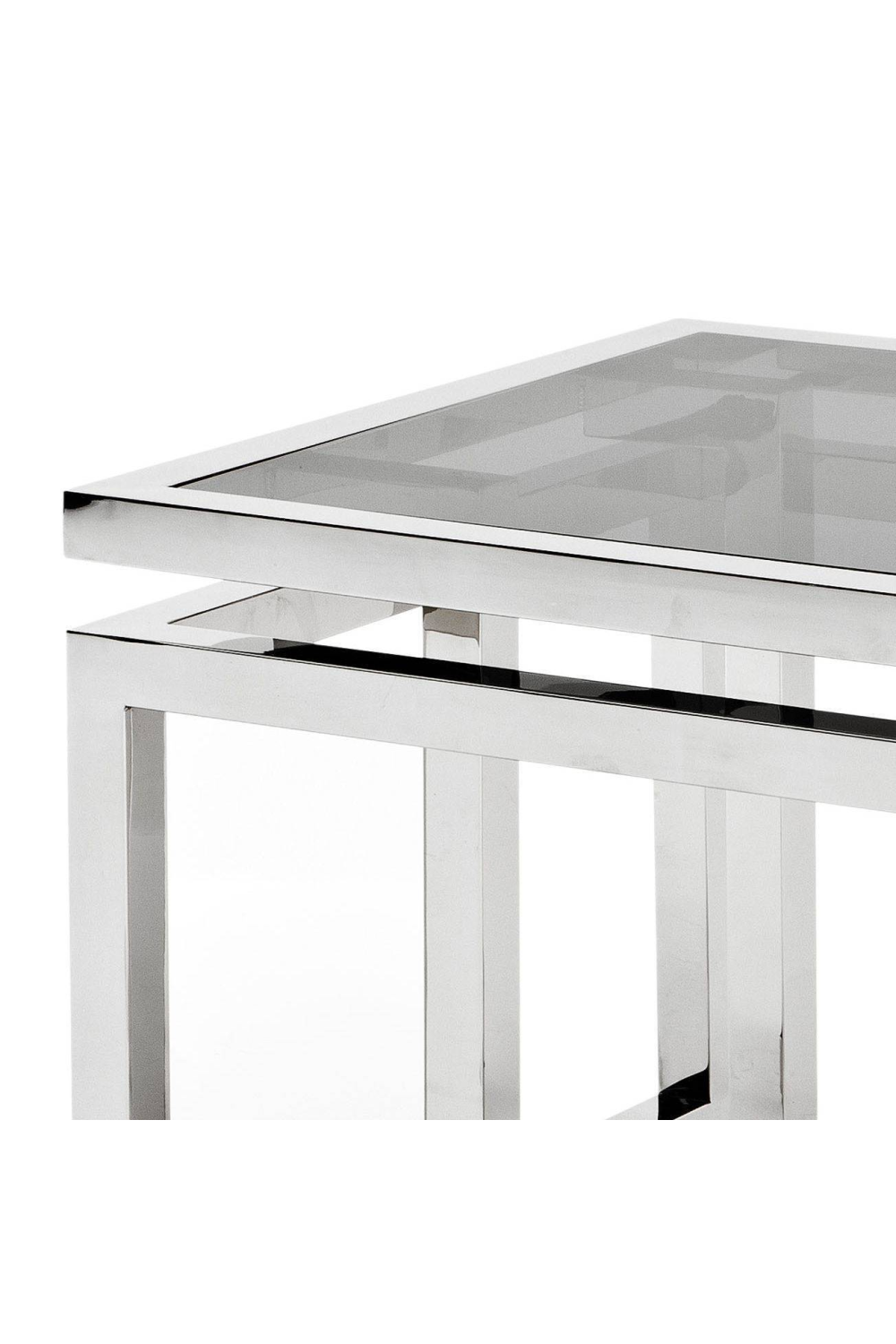 Stainless Steel Framed Side Table | Eichholtz Palmer | Oroa.com