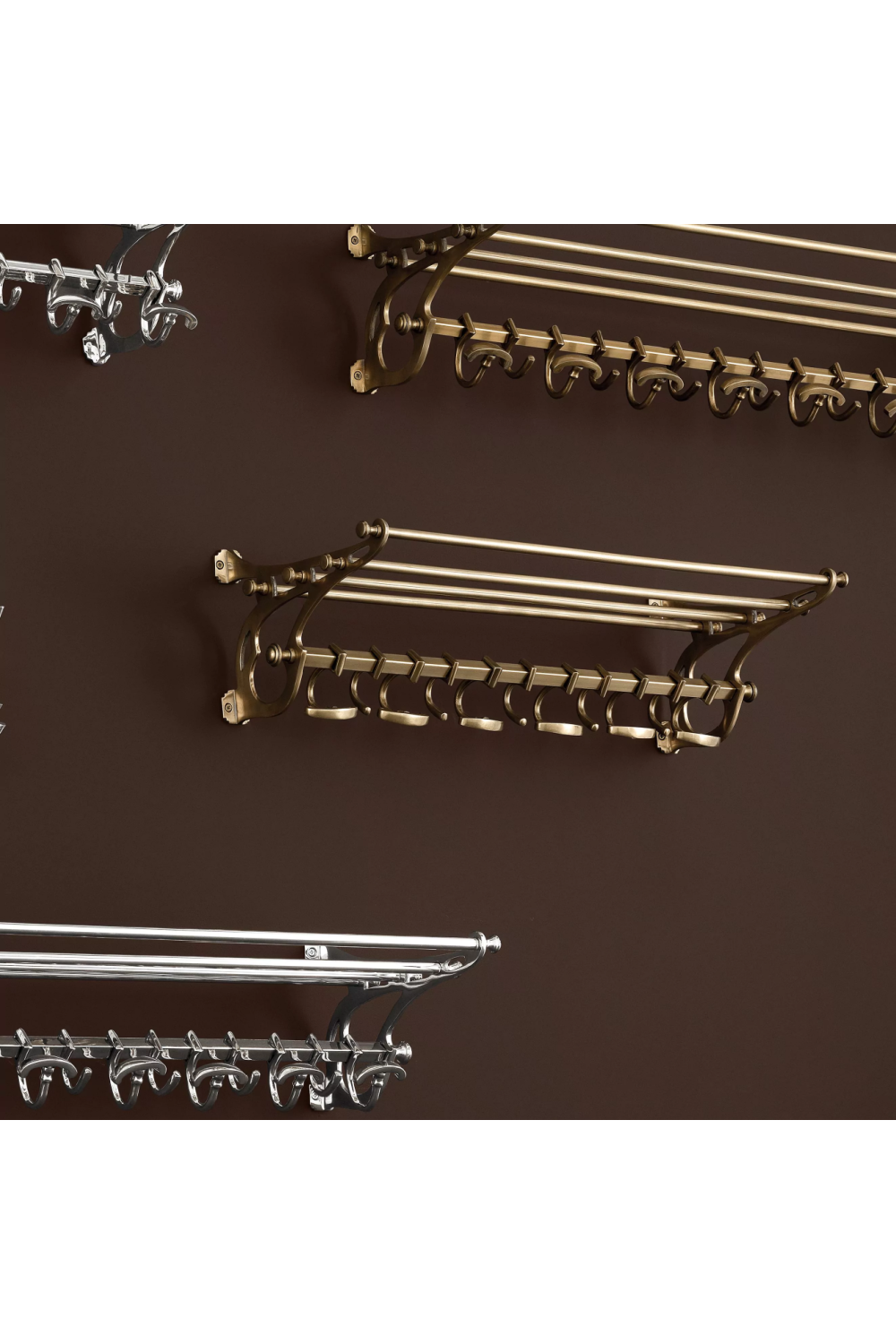 Wall-Mounted Metal Coat Rack S | Eichholtz Hudson | Oroa.com