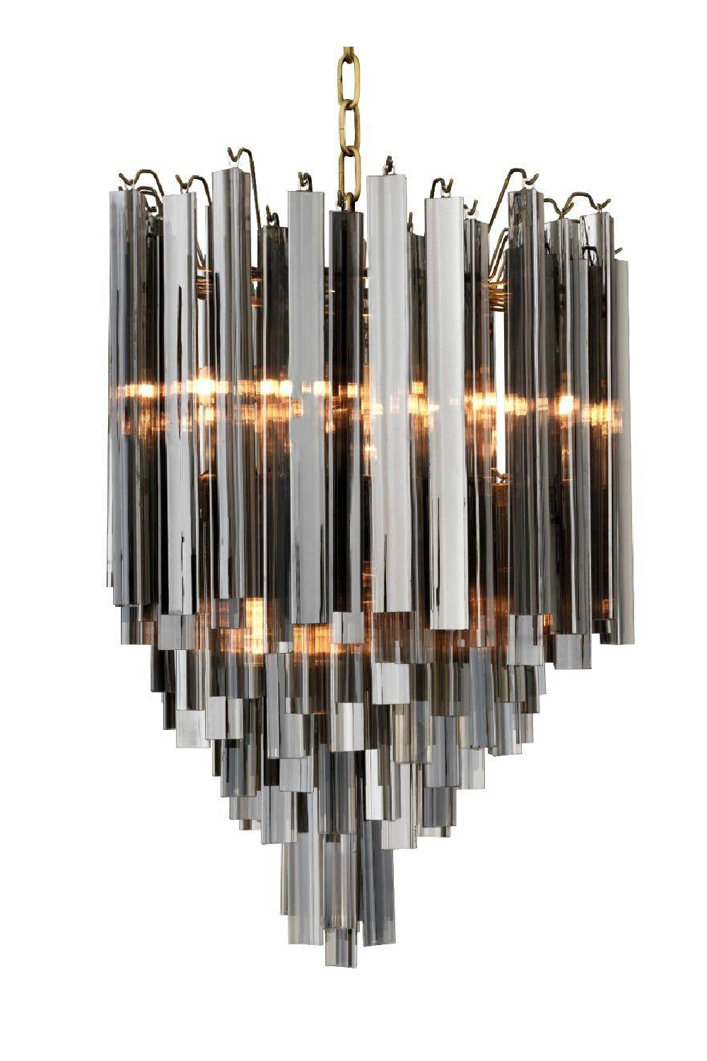 Nickel Glass Chandelier | Eichholtz Salerno | Oroa.com