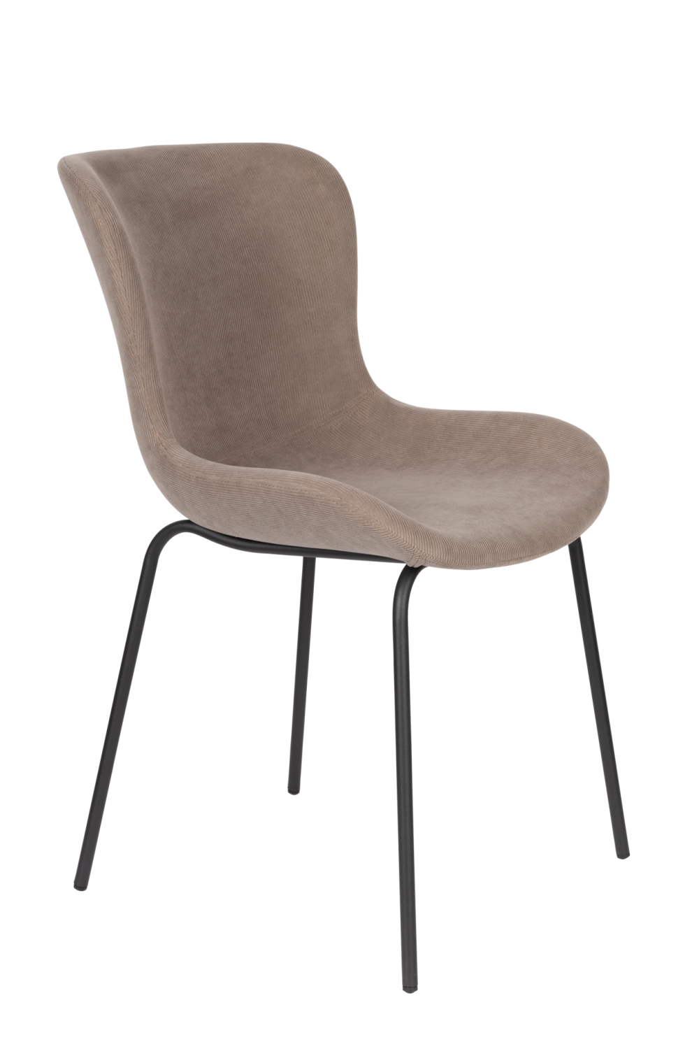 Upholstered Minimalist Dining Chairs (2) | DF Junzo | OROA.com