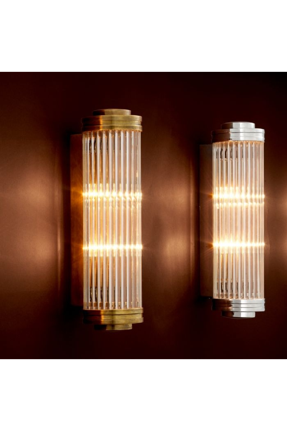 Glass Tubes Wall Lamp L | Eichholtz Gascogne | Oroa.com
