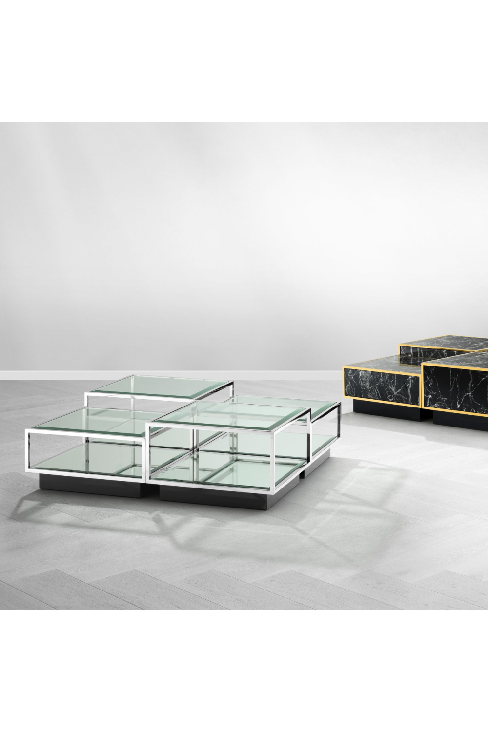 Multi Level Coffee Table Set (4) | Eichholtz Tortona | Oroa.com