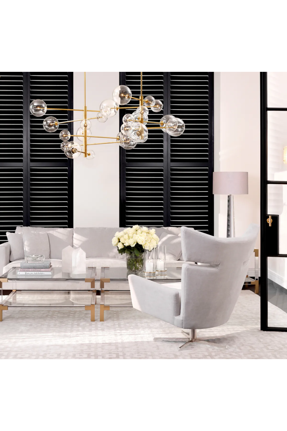 Cream Woven Viscose Carpet | Eichholtz Reeves | Oroa.com