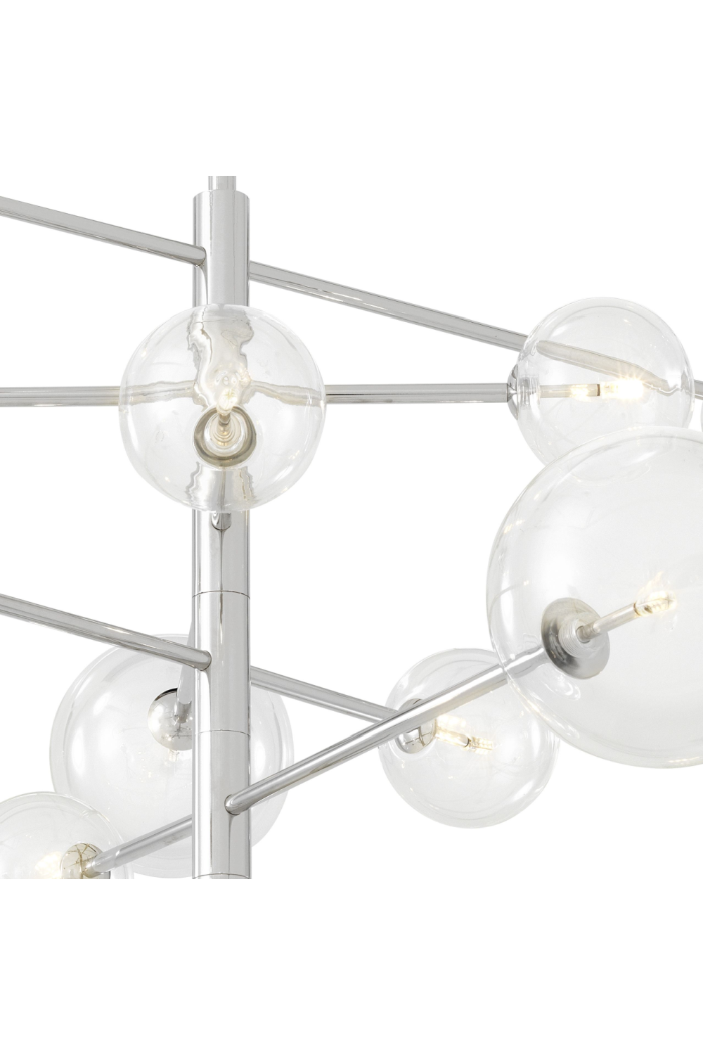 Nickel Sputnik Chandelier | Eichholtz Argento L | OROA TRADE