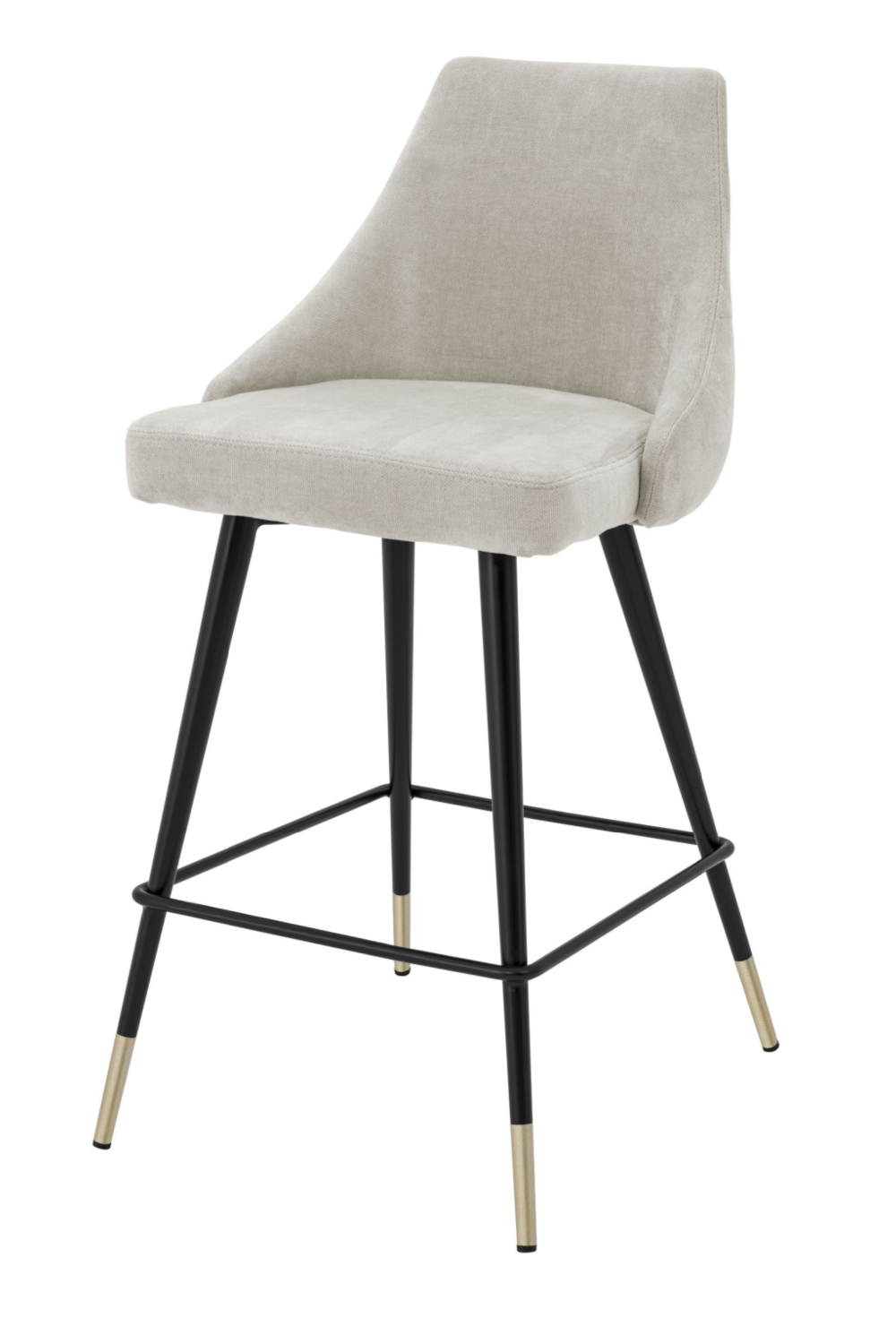 Beige Upholstered Counter Stool | Eichholtz Cedro | OROA TRADE