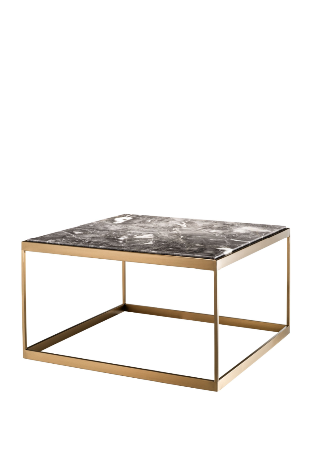 Marble Top Brass Frame Side Table | Eichholtz La Quinta | OROATRADE.com