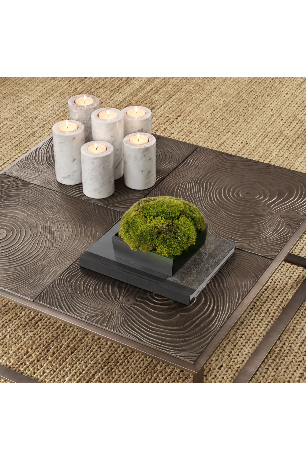 White Marble Tealight Holders (2) | Eichholtz Tobor | Oroa.com