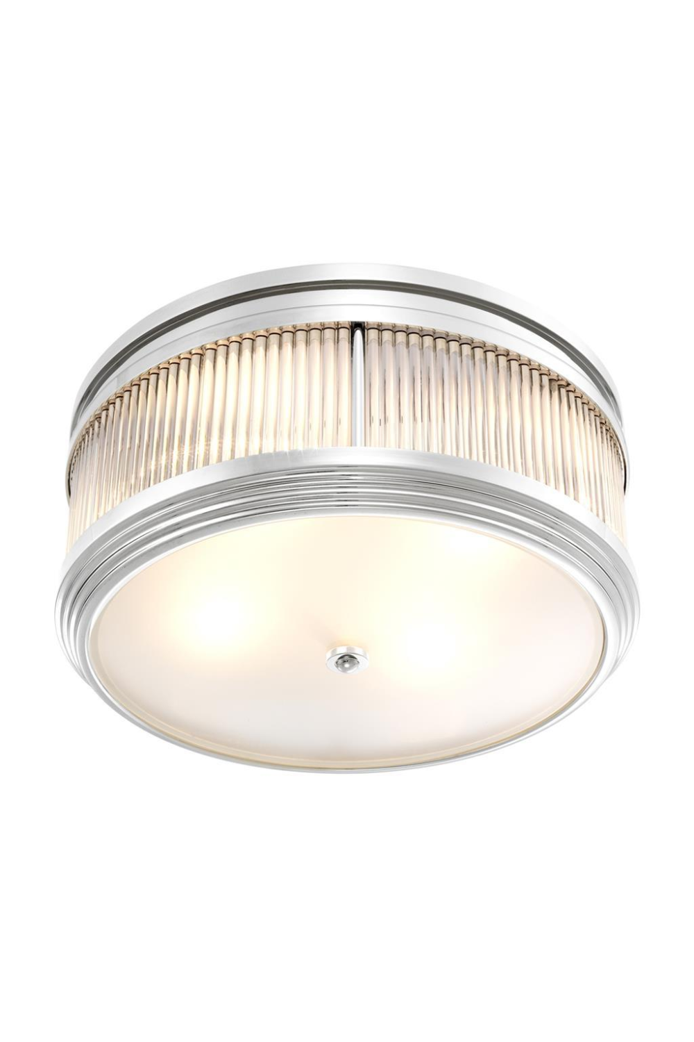 Round Silver Flush Mount | Eichholtz Rousseau | OROA TRADE