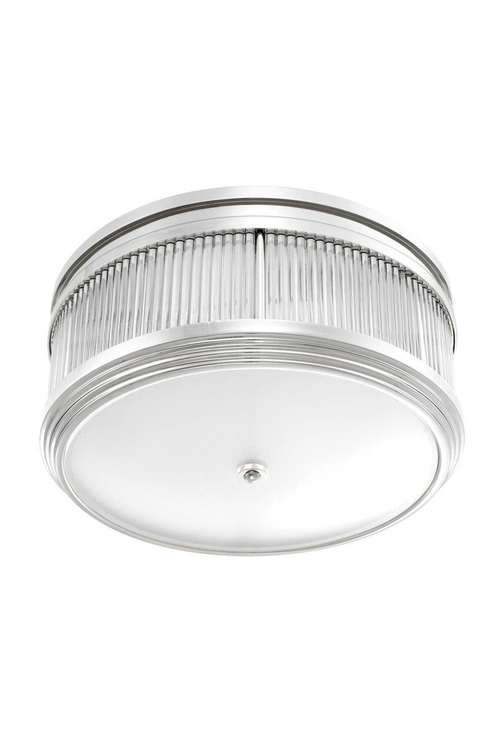 Round Silver Flush Mount | Eichholtz Rousseau | OROA TRADE