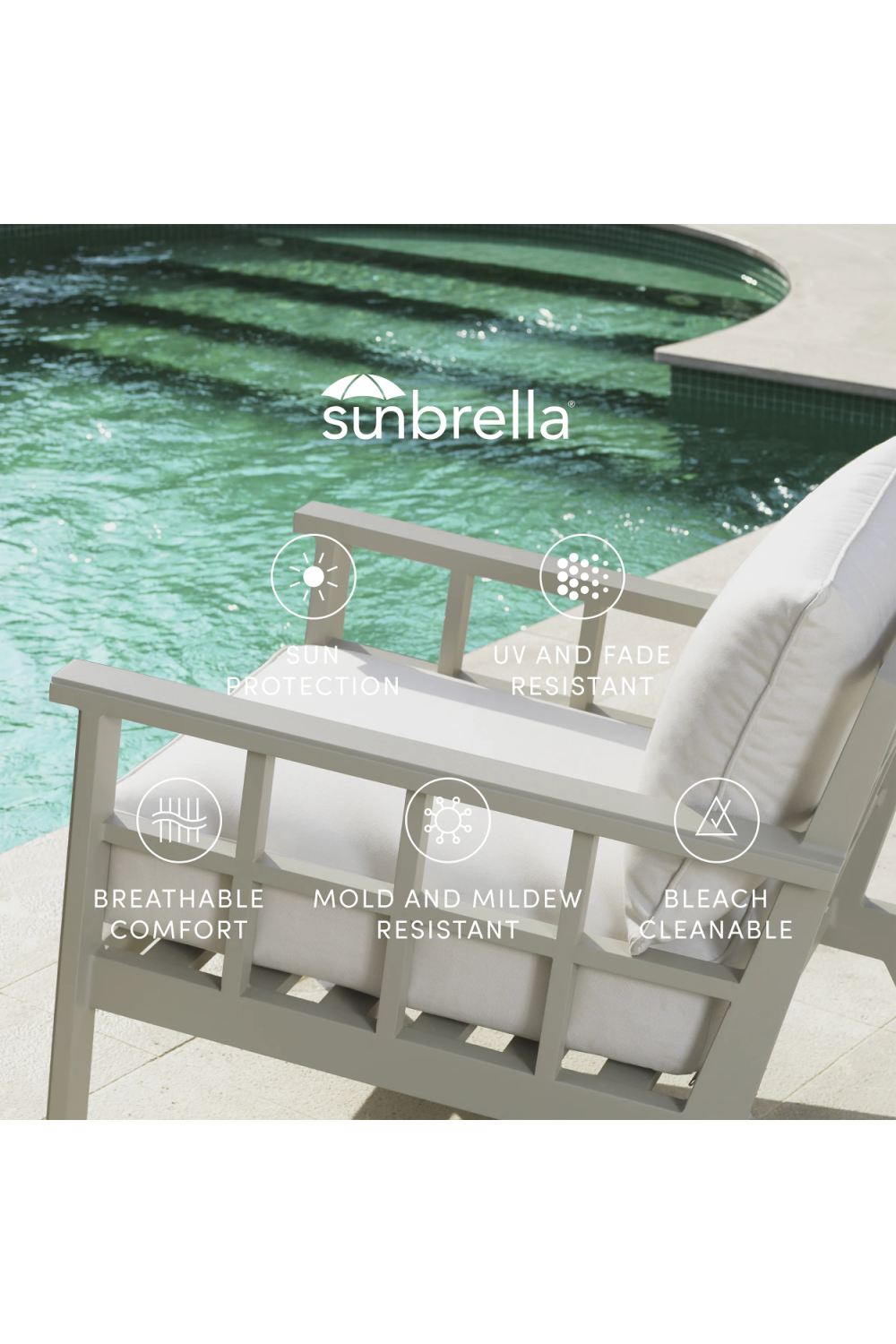 Outdoor Sunbrella Chair | Eichholtz Bella Vista | Oroa.com
