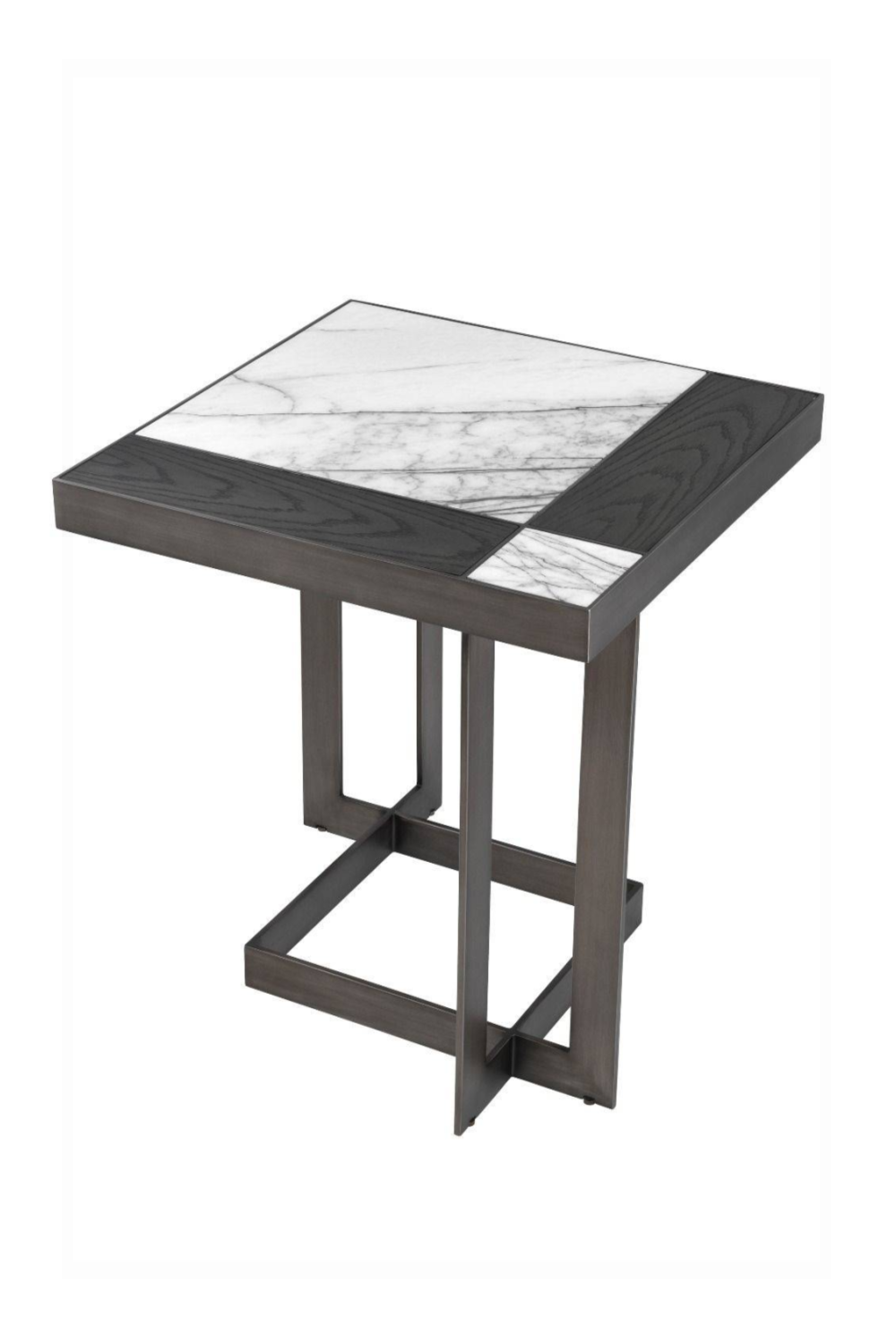White Mocha Side Table | Eichholtz Hermoza | Oroatrade.com