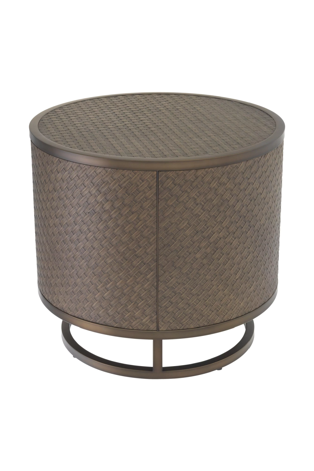 Woven Oak Side Table | Eichholtz Napa Valley | Oroa.com