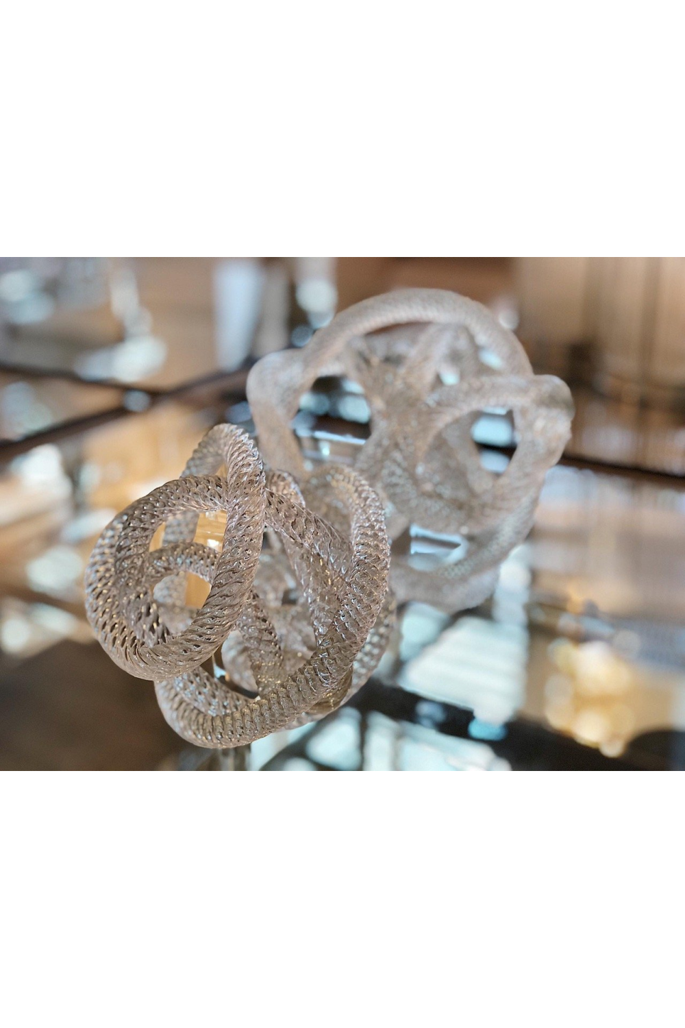 Gray Glass Rope Desk Accessory | Eichholtz Dominico | Oroa.com