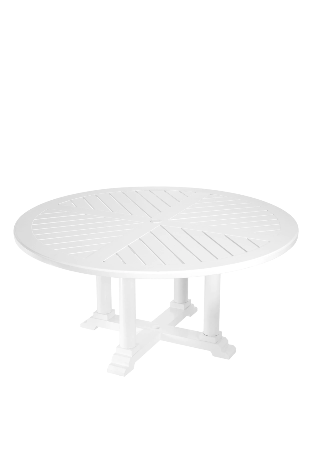 White Round Outdoor Dining Table L | Eichholtz Bell Rive | Oroa.com