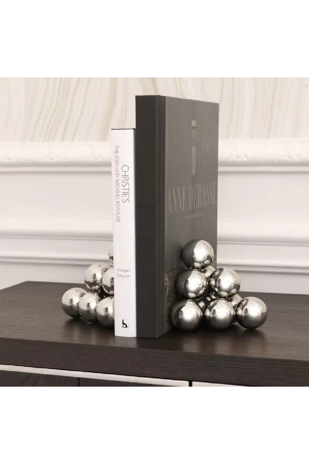 Metallic Orbs Book Ends (2) | Eichholtz Carioca | Oroa.com