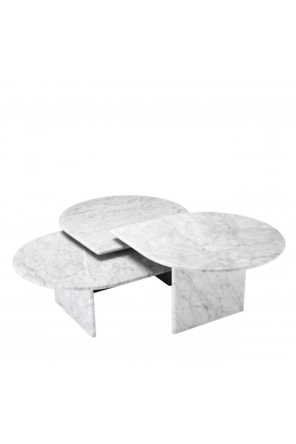 Marble Nesting Coffee Table (set of 3) | Eichholtz Naples | Oroa.com