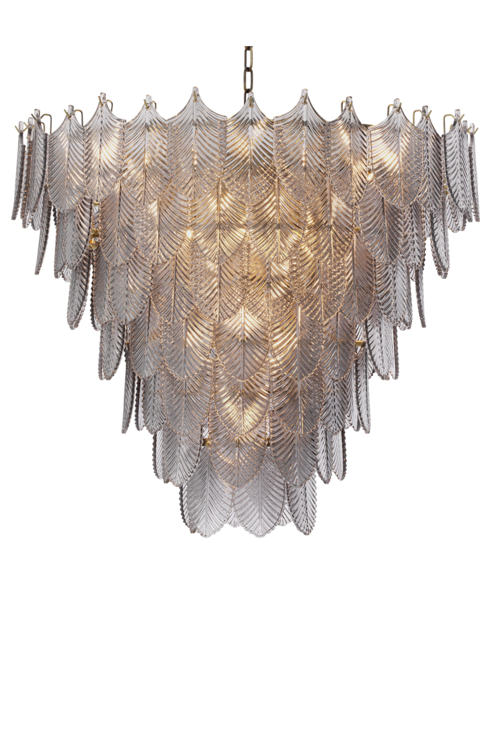 Smoked Glass Layered Chandelier | Eichholtz Verbier | Oroa.com