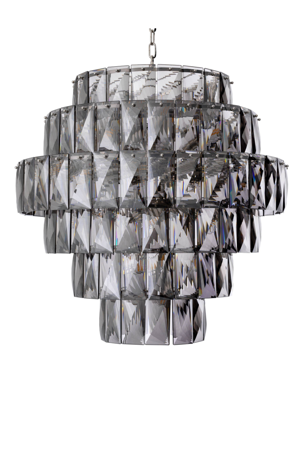 Glass Layered Chandelier L | Eichholtz Amazone | Oroa.com