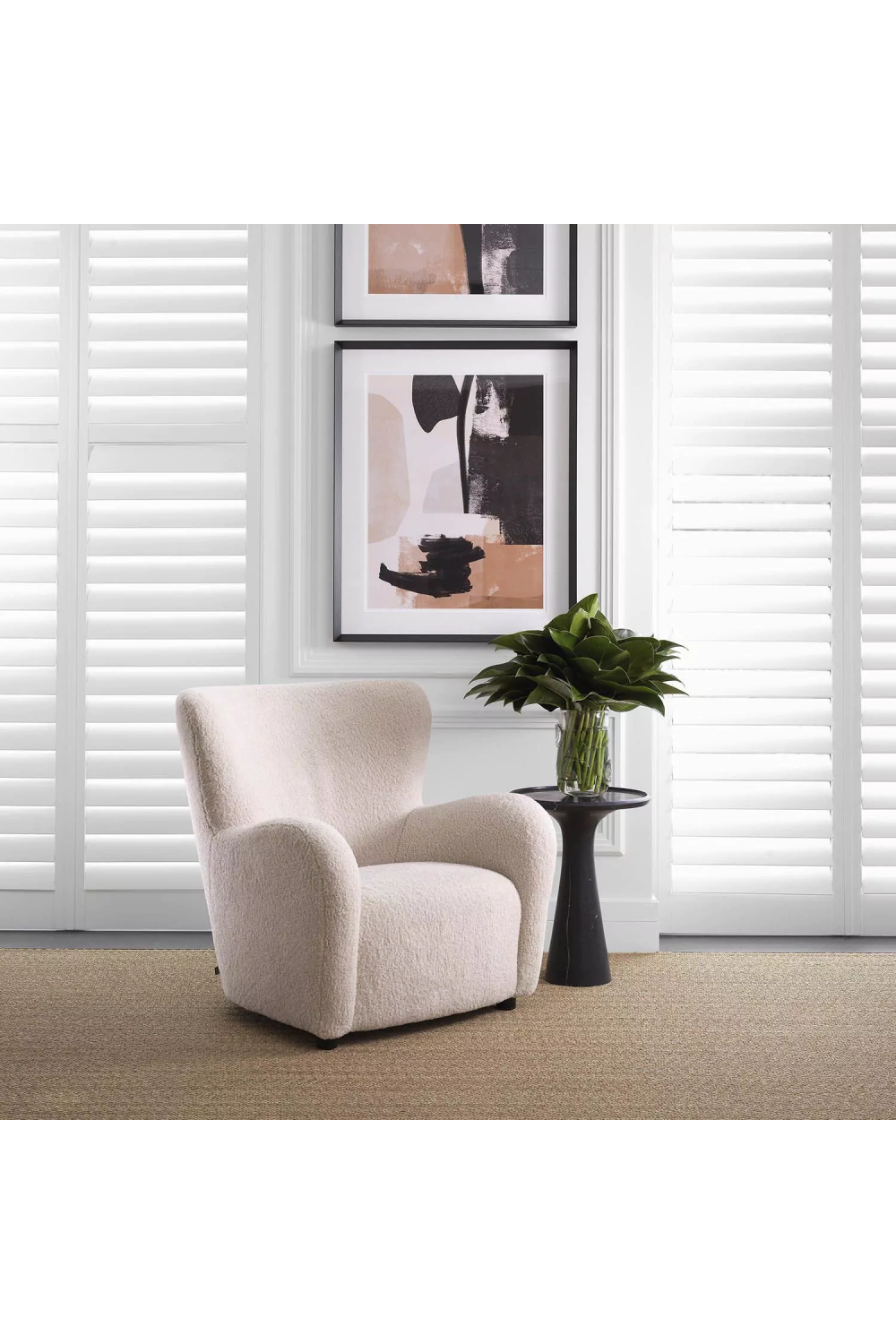 Honed Marble Low Side Table | Eichholtz Pompano | Oroa.com