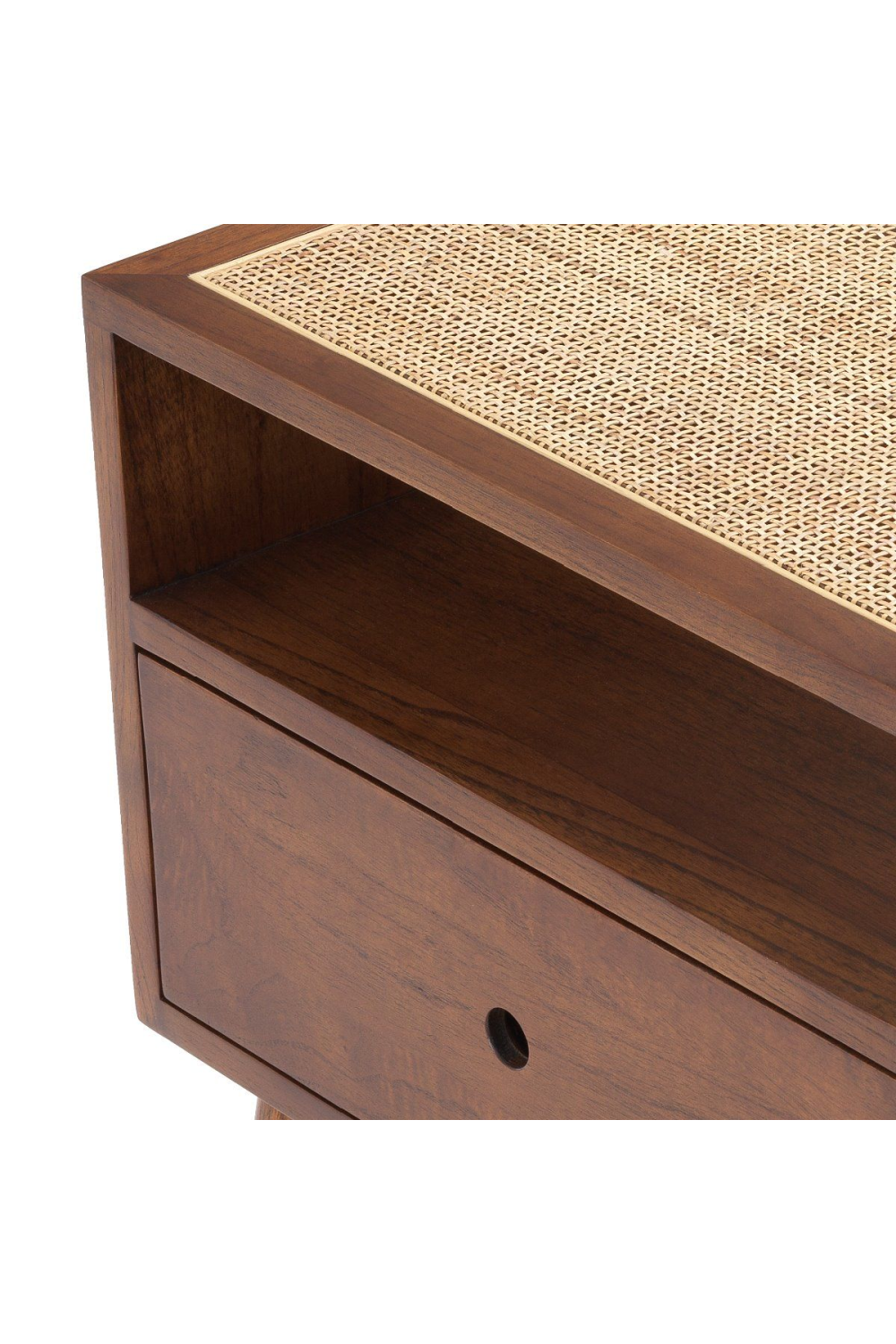 Rattan V-Legged Bedside Table | Eichholtz Latour | Oroa.com