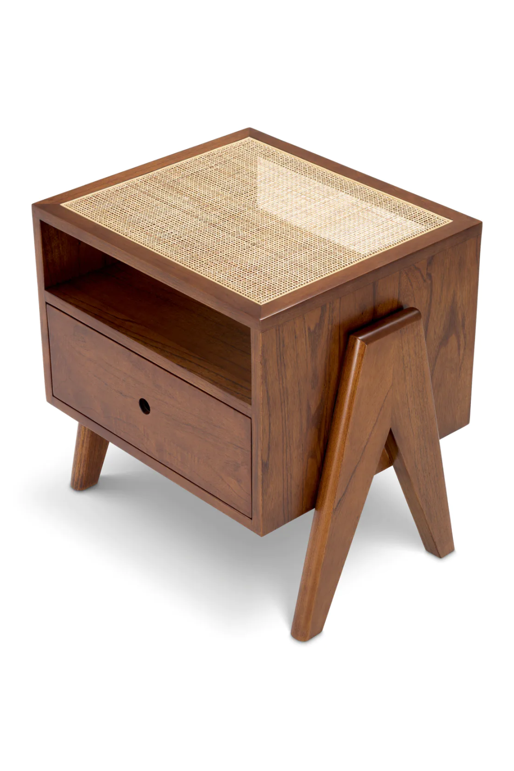 Rattan V-Legged Bedside Table | Eichholtz Latour | Oroa.com