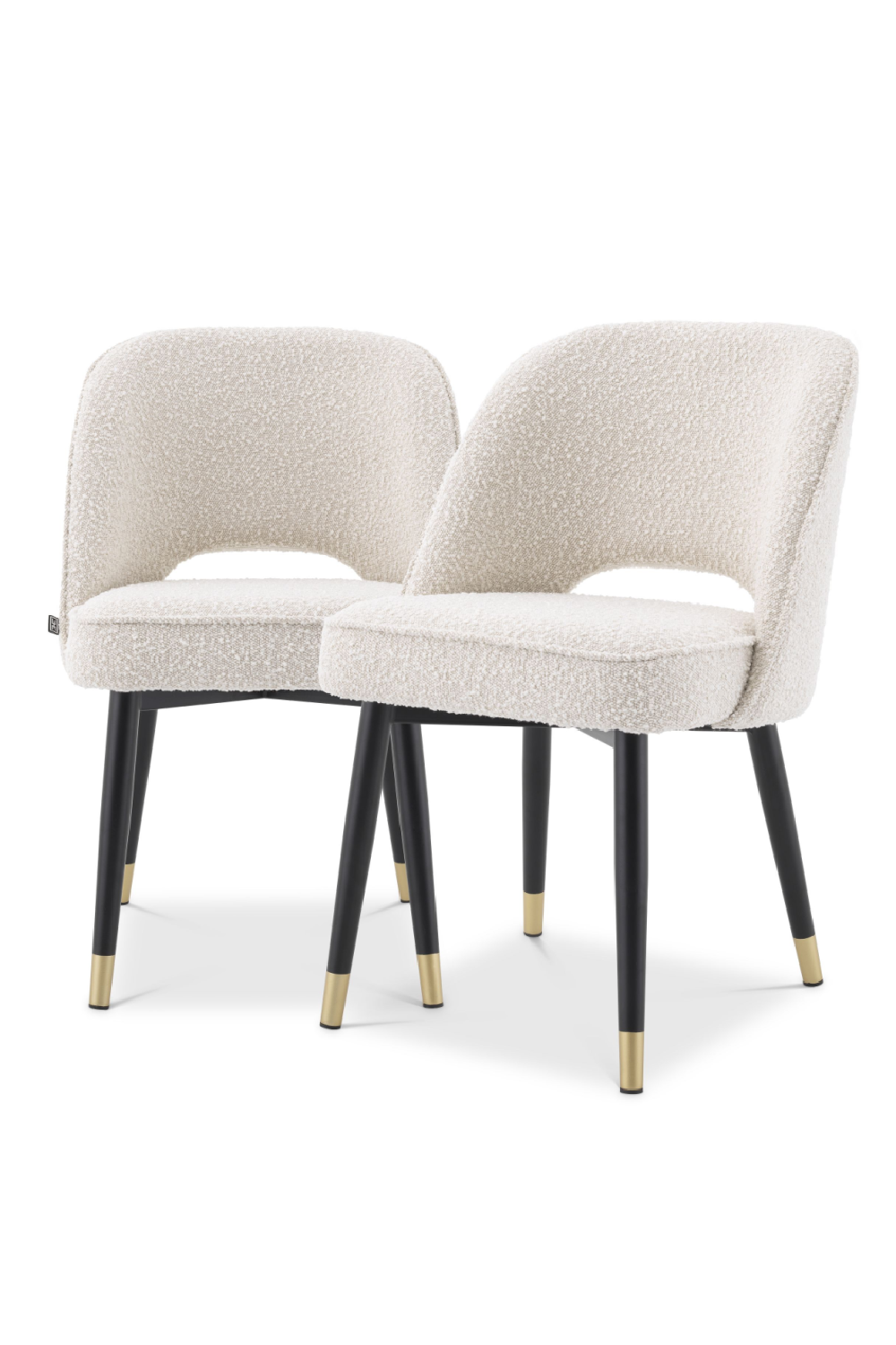 Bouclé Cut-Out Dining Chairs (2) | Eichholtz Cliff | Oroa.com