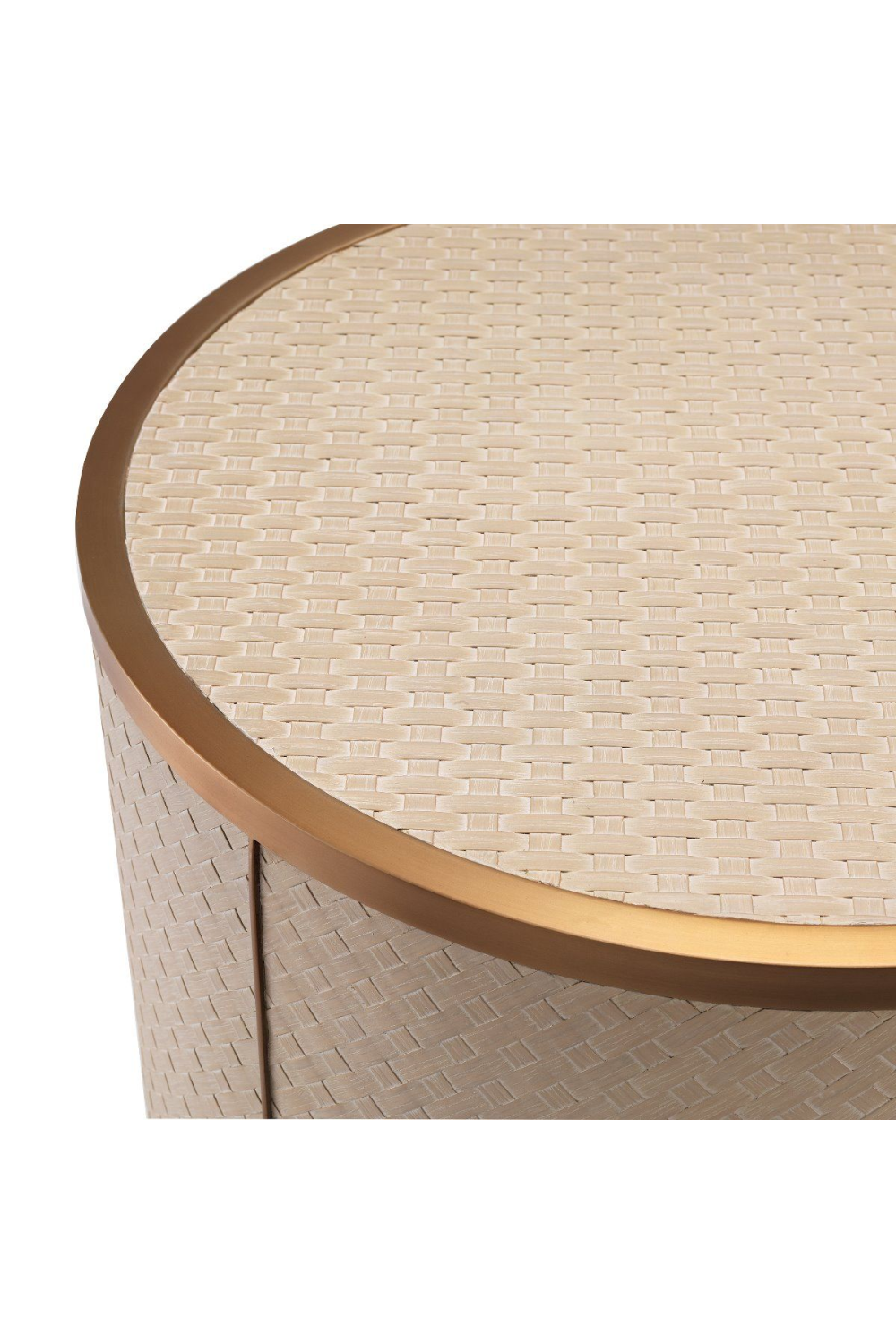 Woven Oak Side Table | Eichholtz Napa Valley | Oroa.com