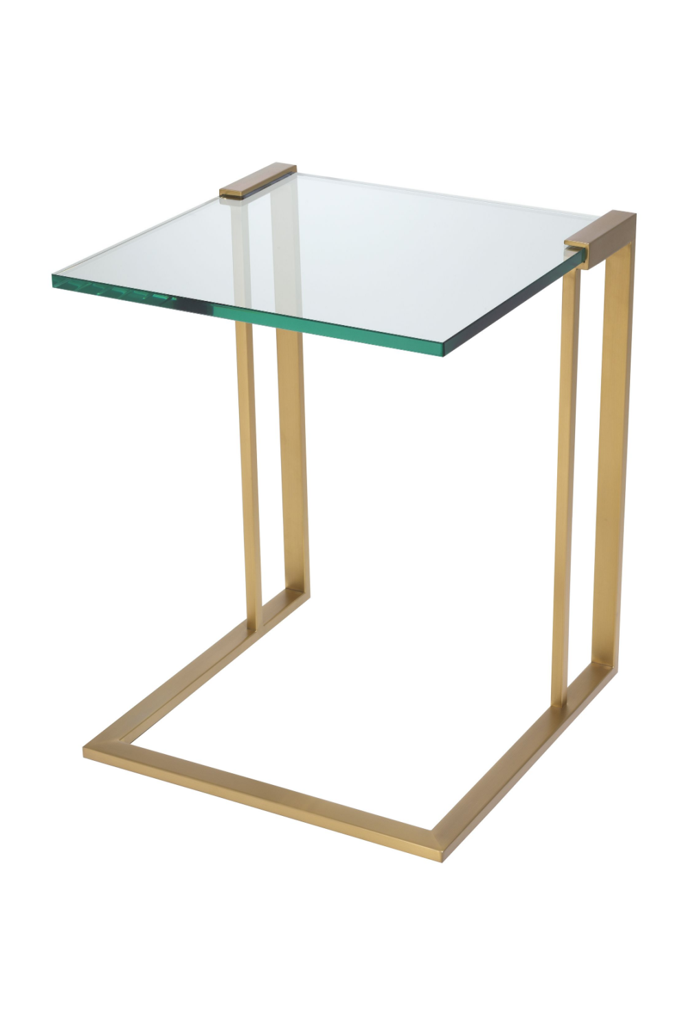 L-Shaped Glass Side Table | Eichholtz Perry | Oroa.com