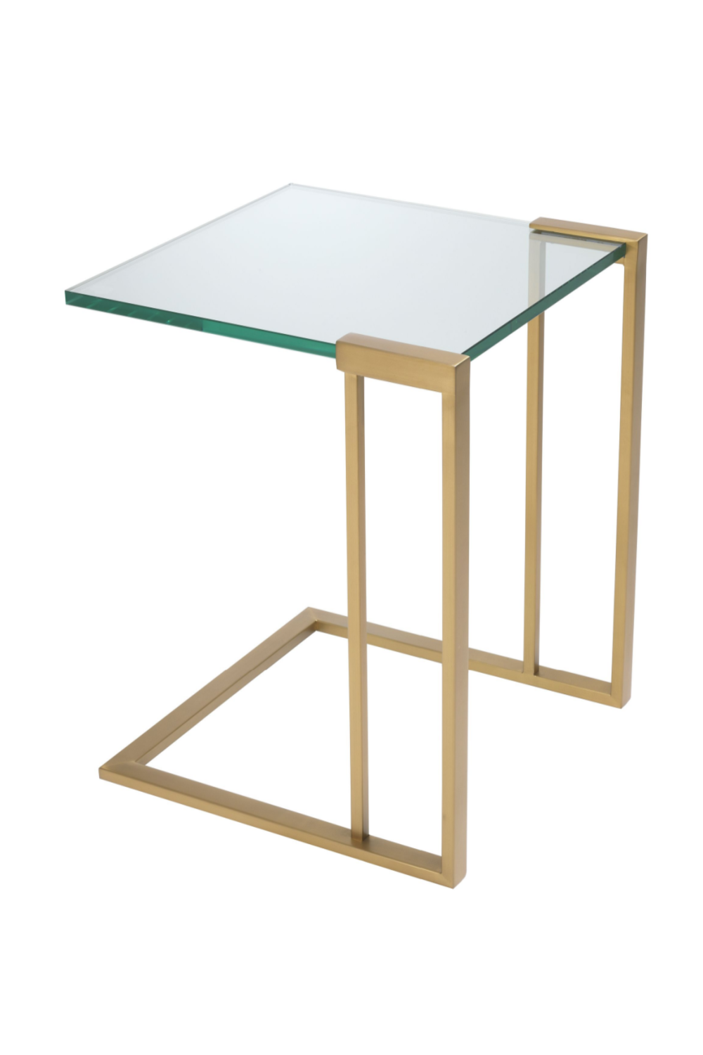 L-Shaped Glass Side Table | Eichholtz Perry | Oroa.com