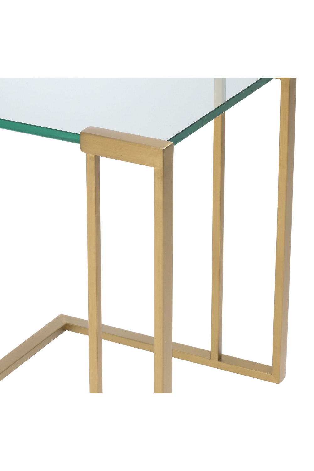 L-Shaped Glass Side Table | Eichholtz Perry | Oroa.com