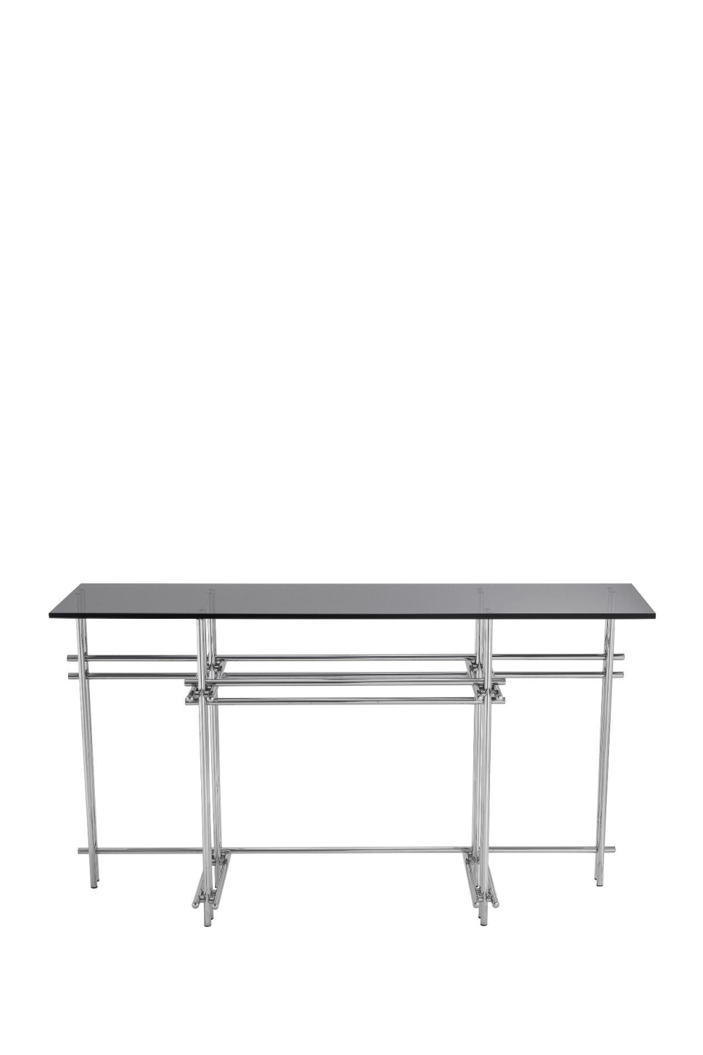 Smoked Glass Steel Console Table | Eichholtz Quinn | Oroa.com