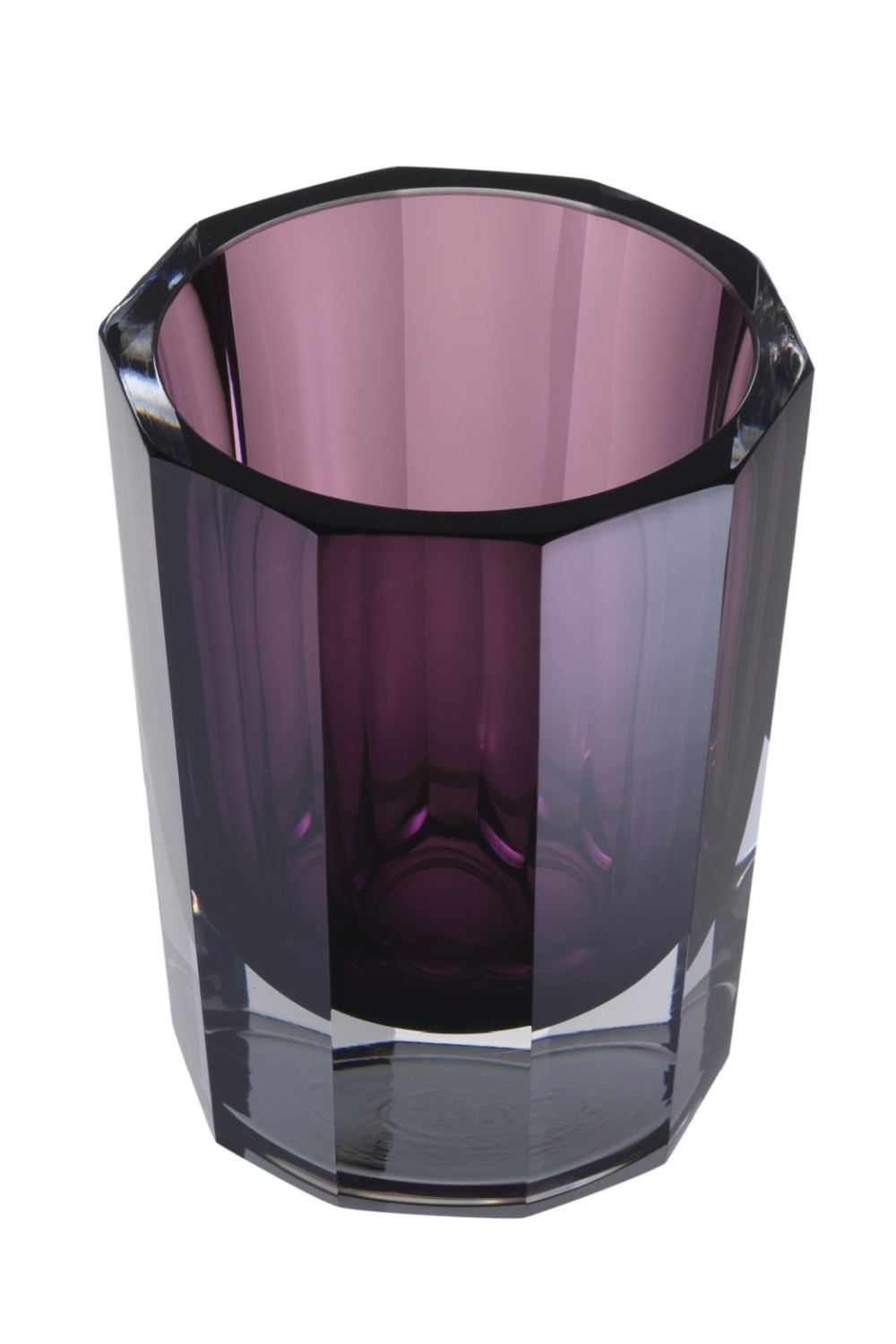 Purple Octagonal Glass Vase | Eichholtz Chavez | Oroa.com