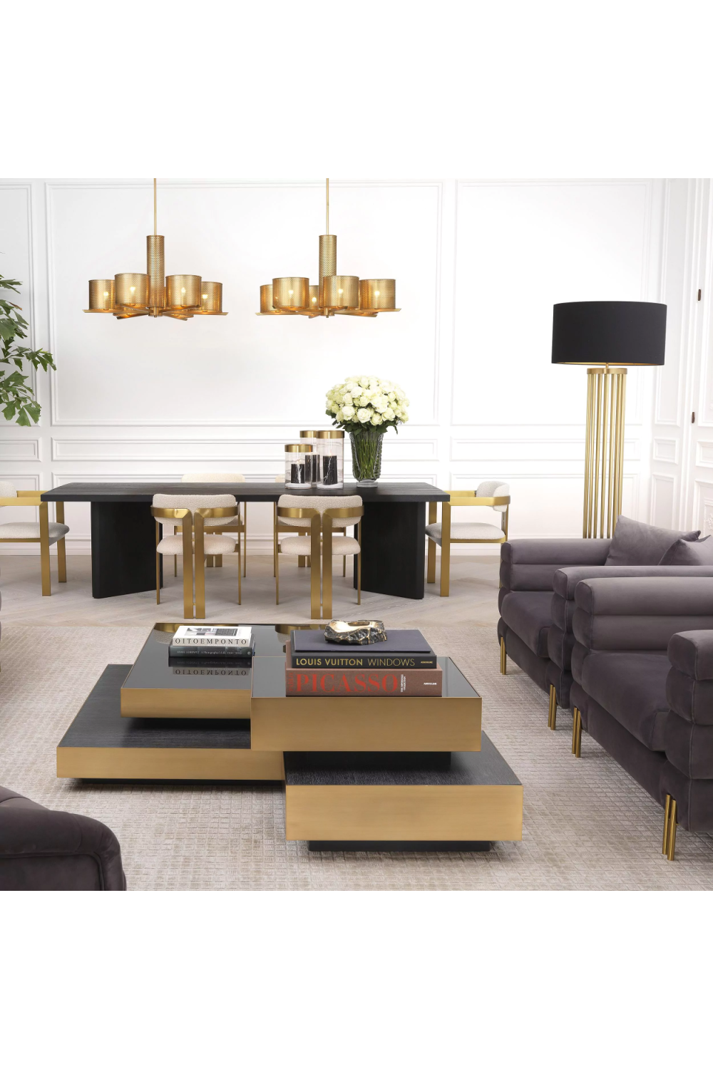 Antique Brass Floor Lamp | Eichholtz Condo | Oroa.com