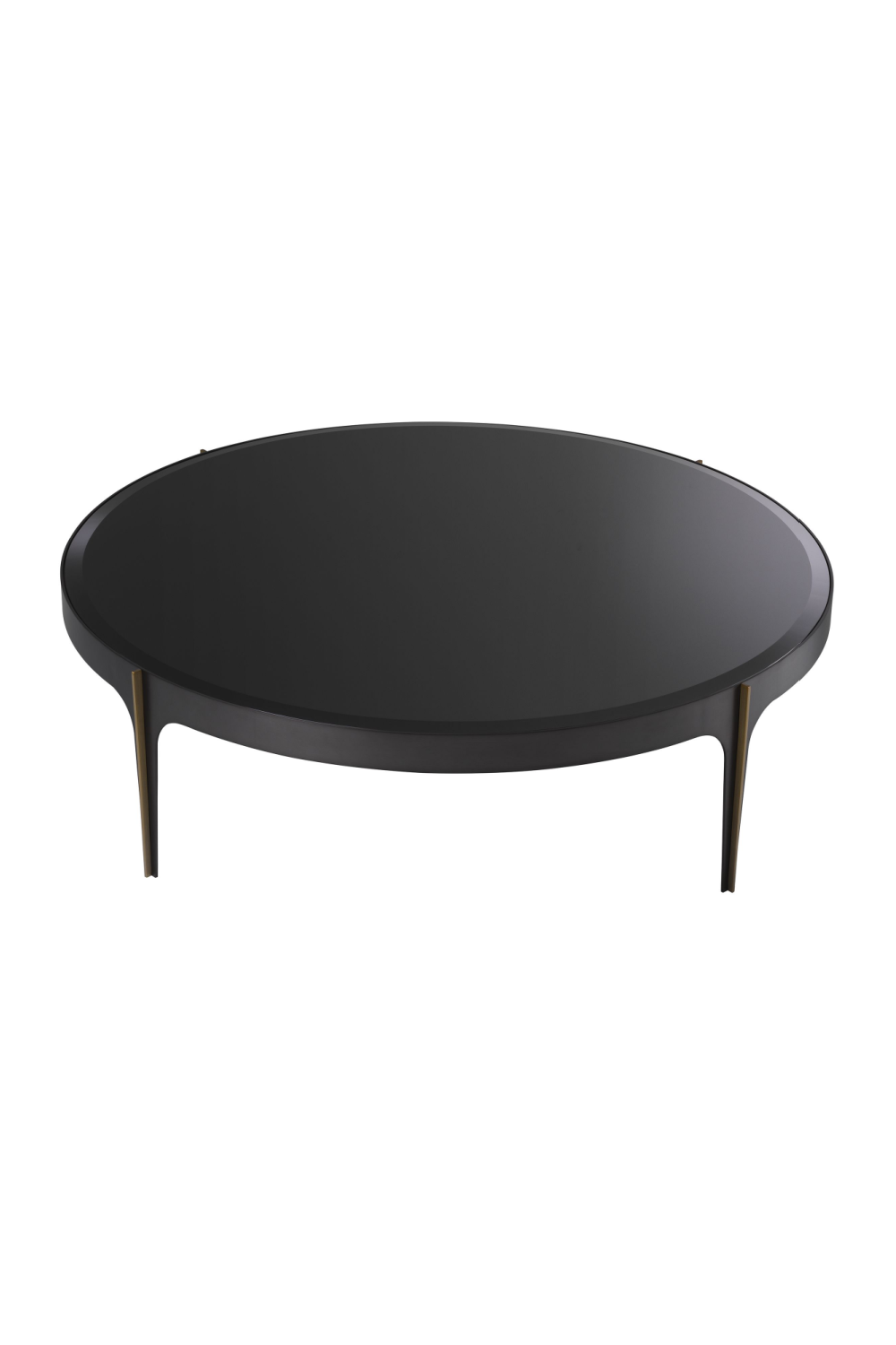 Bronze Frame Black Coffee Table | Eichholtz Artemisa | Oroa.com