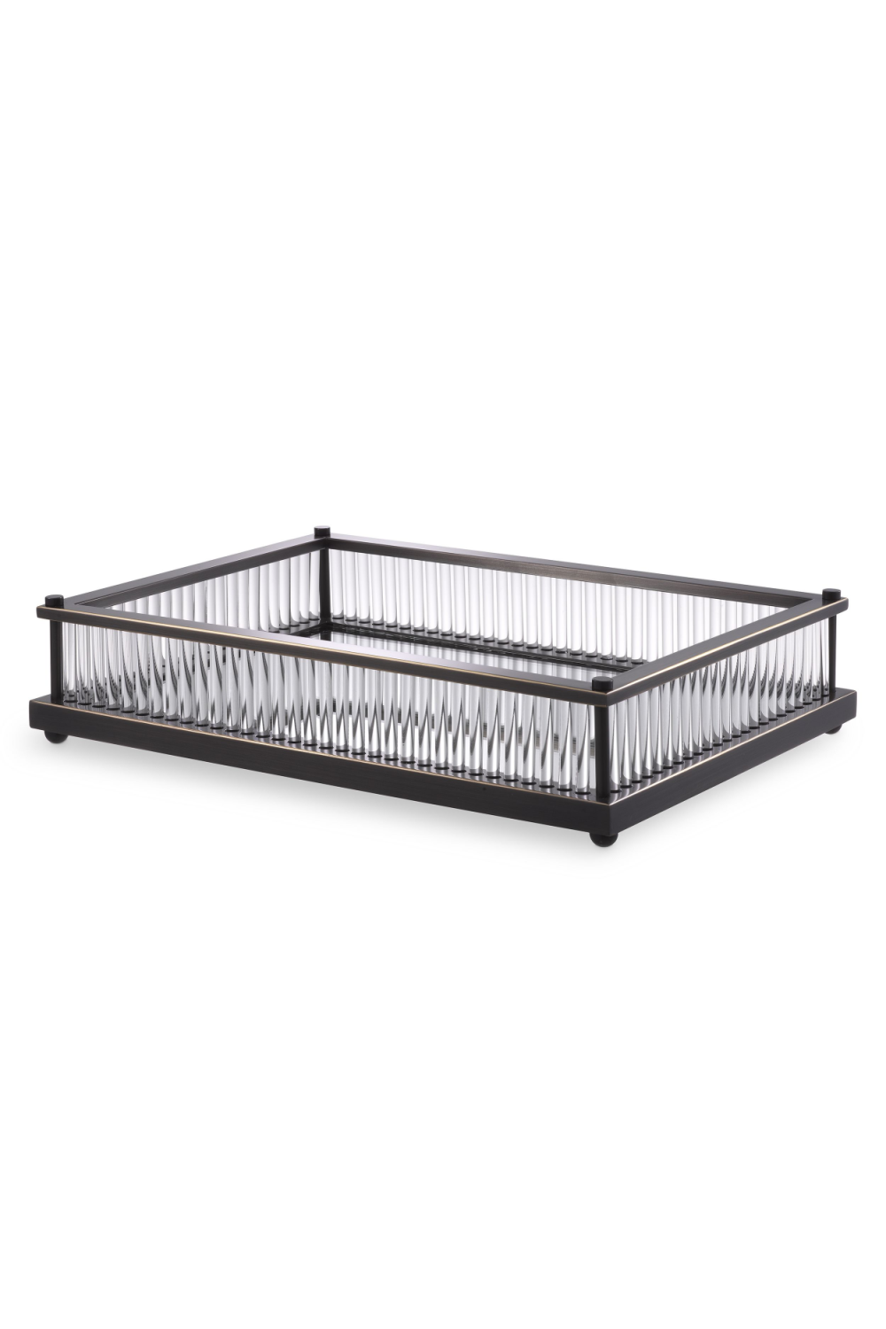 Mirror Bottom Rectangular Tray | Eichholtz Cora | Oroa.com