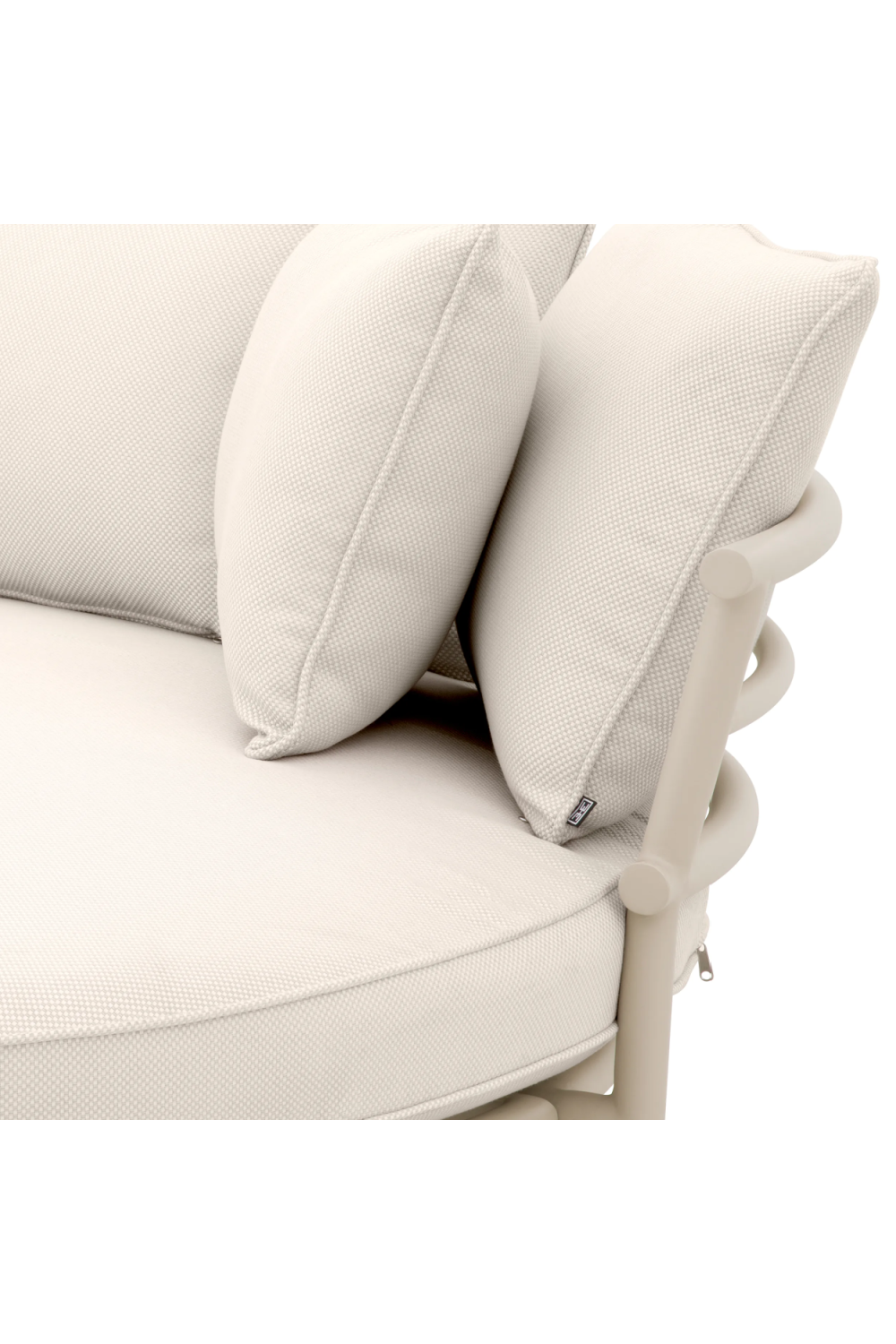 White Round Outdoor Sofa | Eichholtz Laguno | Oroa.com