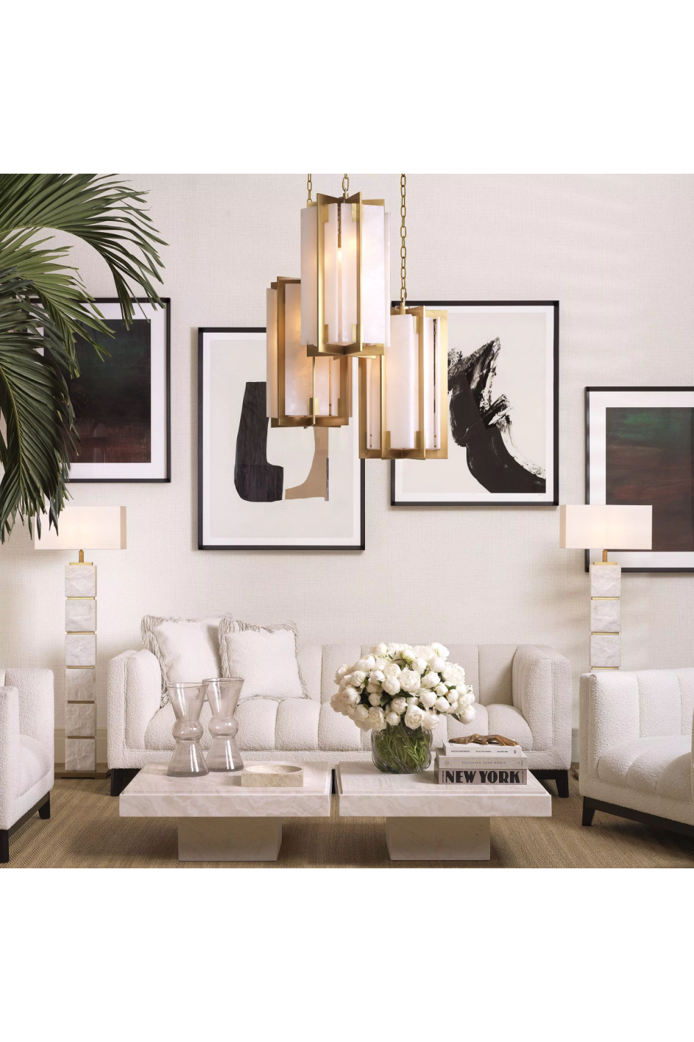 Square Travertine Coffee Table | Eichholtz Sartoria | Oroa.com