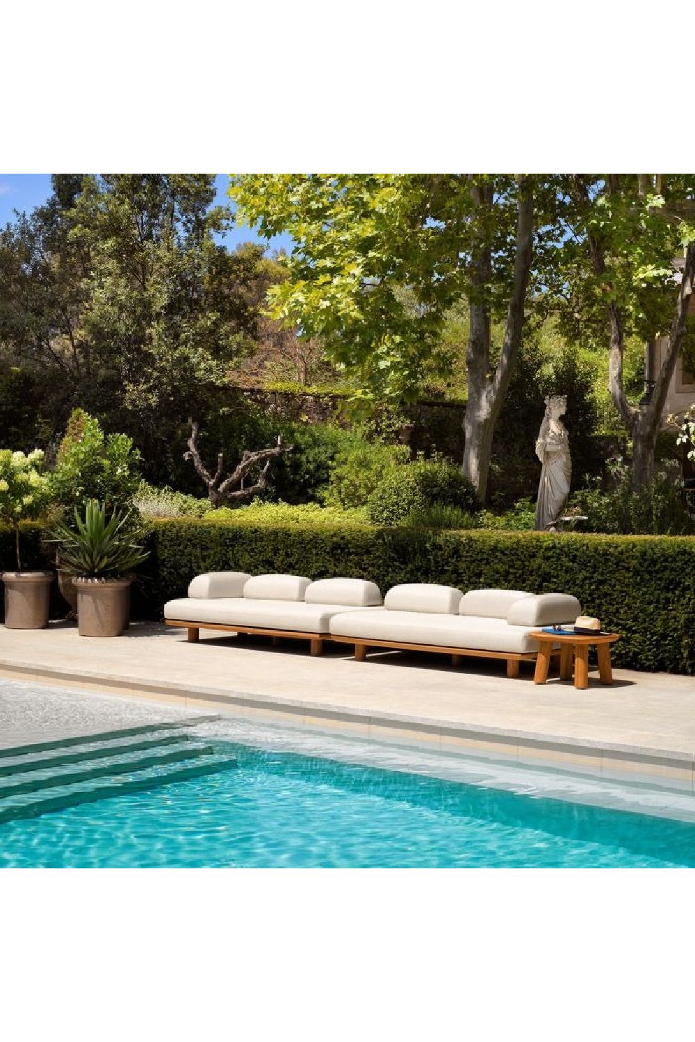 Natural Teak Framed Outdoor Sofa | Eichholtz Nomade | Oroa.com