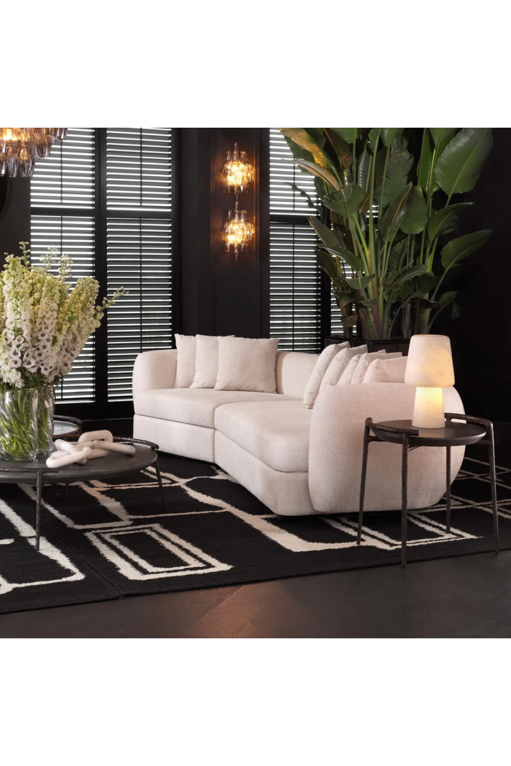 Gray Marble Rustic Side Table | Eichholtz Arca