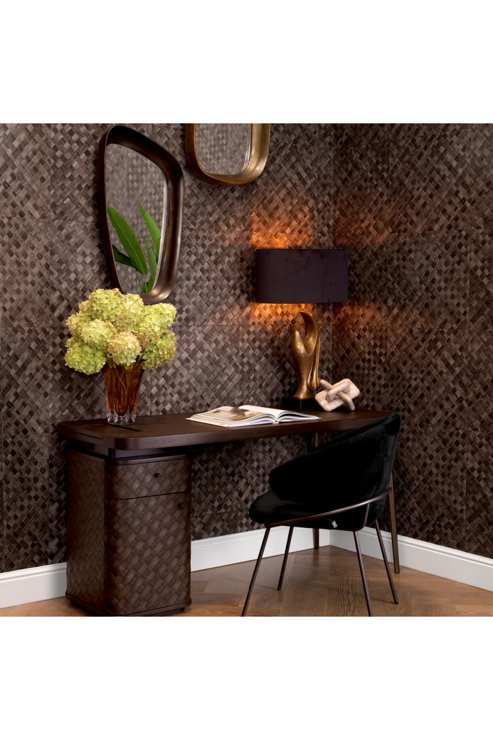 Woven Oak Desk | Eichholtz Fiji | Oroa.com