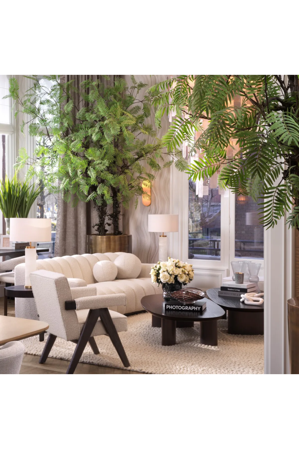 Scandi Oak Oval Coffee Table | Eichholtz Lindner | Oroa.com