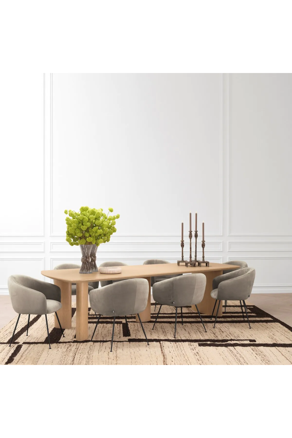 Wooden Minimalist Dining Table L | Eichholtz Bergman | Oroa.com